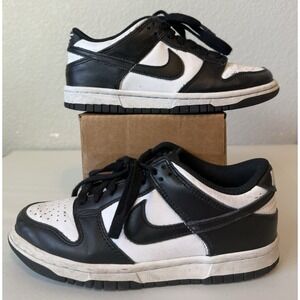 Nike Dunk Low Black White "Panda" GS Youth Size 3.5Y CW1590-100